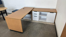 Load image into Gallery viewer, Used Haworth Executive L-Shaped Sit-Stand Desk Suites
