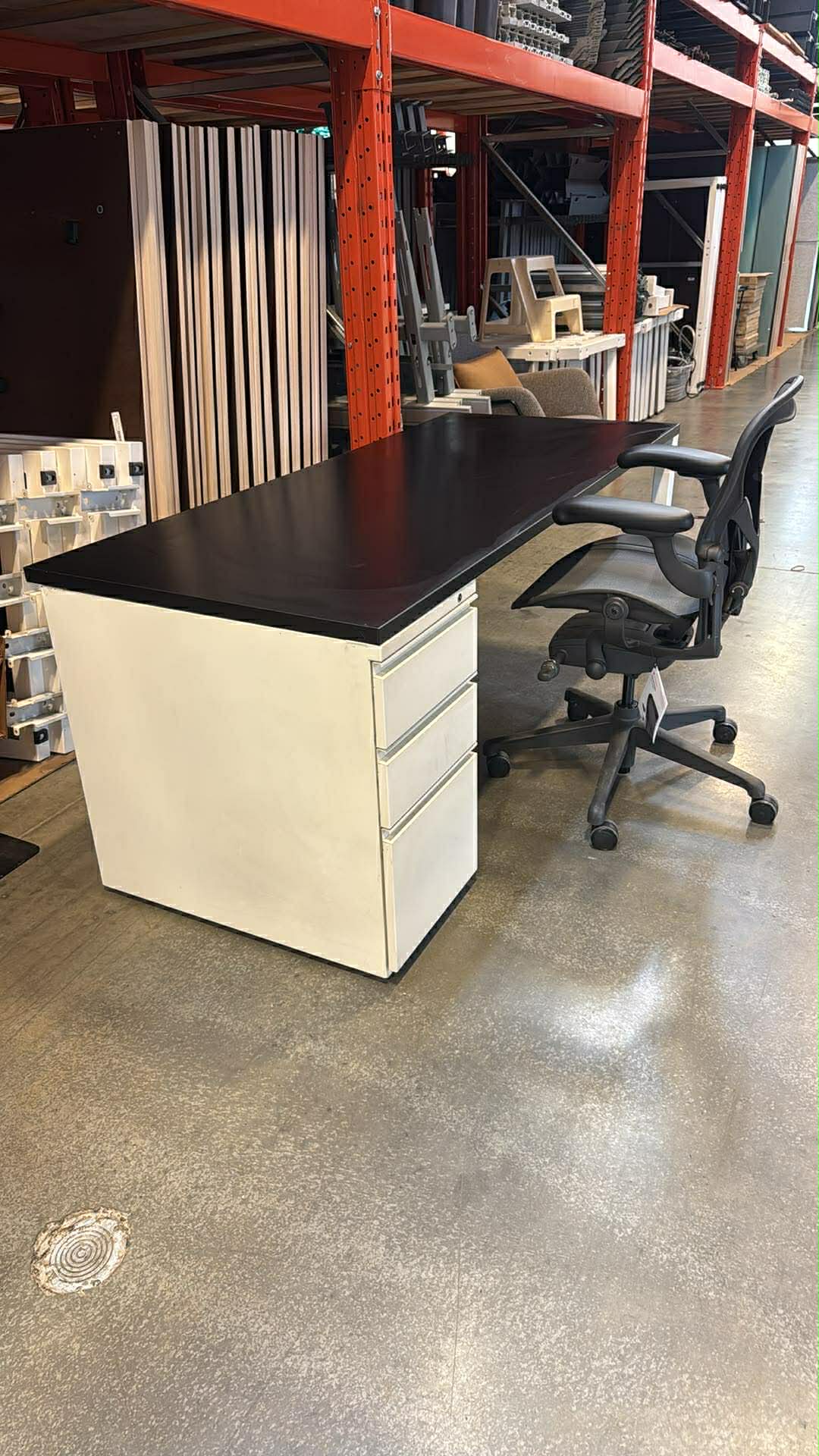 Herman Miller Desk with Storage – 72” x 30"