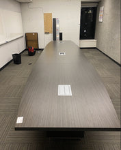 Load image into Gallery viewer, Used 18 Foot Powered Haworth Boardroom Table
