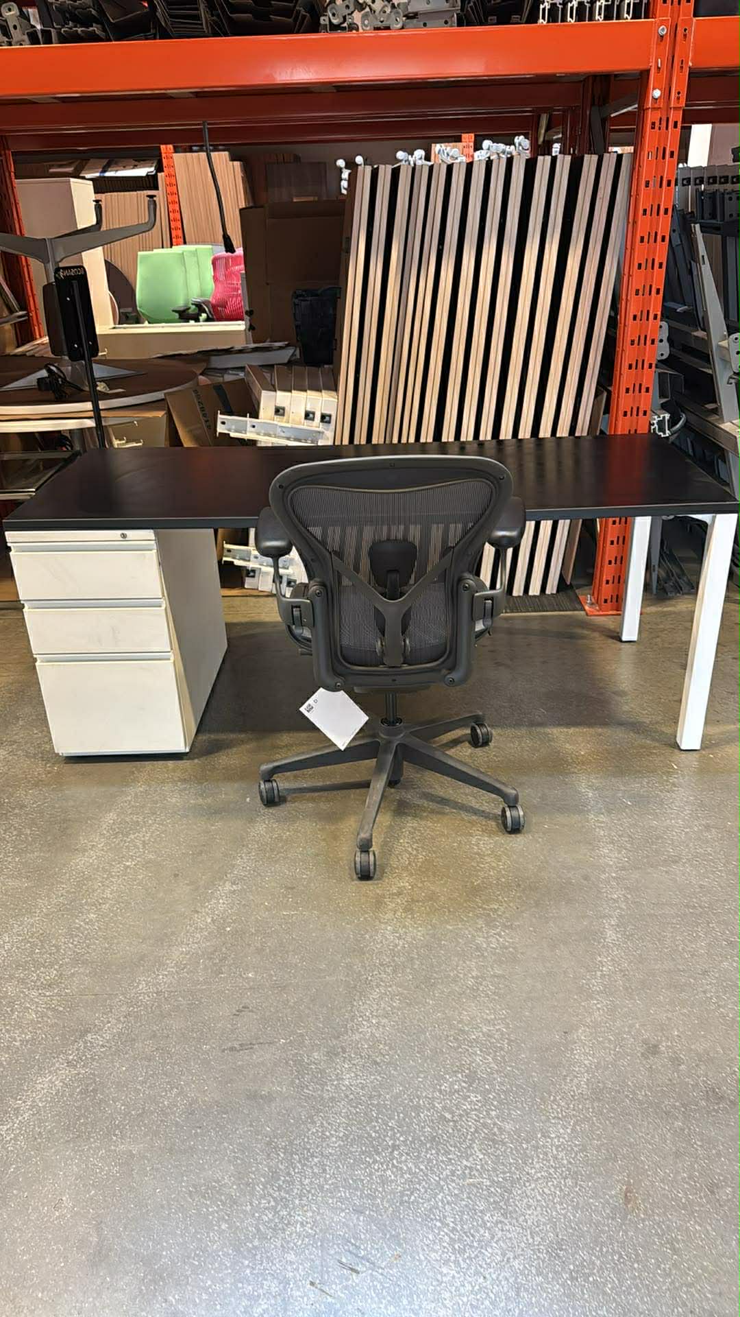 Herman Miller Desk with Storage – 72” x 30"