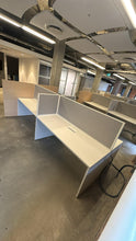 Load image into Gallery viewer, Used Teknion District 4-Person Powered Workstations
