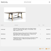 Load image into Gallery viewer, Used Enwork &quot;Adventure&quot; Modern 9 Foot Boardroom Table
