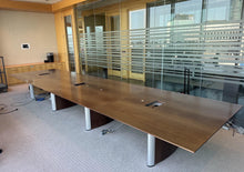 Load image into Gallery viewer, Used Nienkamper &quot;Vox&quot; 19 Foot Powered Boardroom Table
