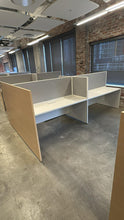 Load image into Gallery viewer, Used Teknion District 4-Person Powered Workstations
