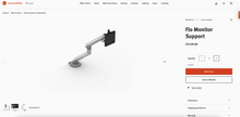 Load image into Gallery viewer, Used Herman Miller &quot;Flo&quot; Monitor Arms

