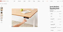 Load image into Gallery viewer, Used Fully (Herman Miller) Jarvis Sit-Stand Desk w/ Custom Top
