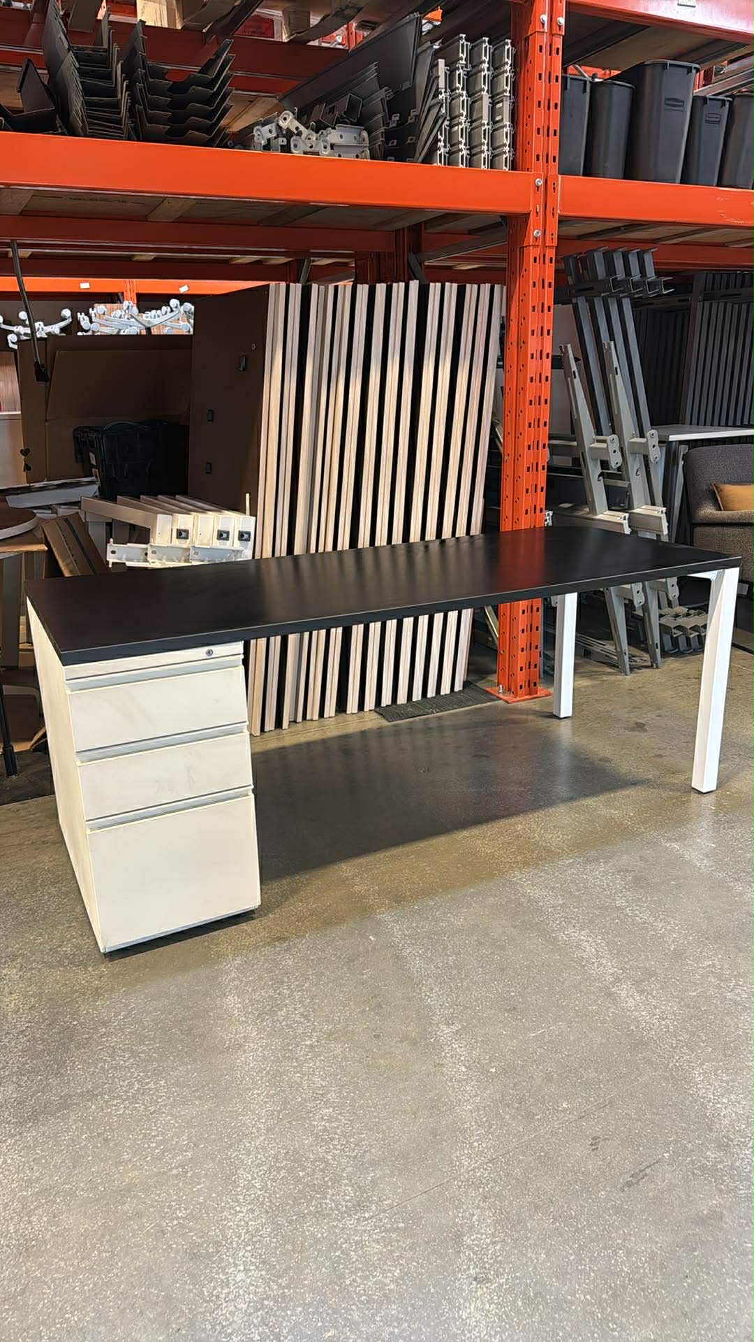 Herman Miller Desk with Storage – 72” x 30"