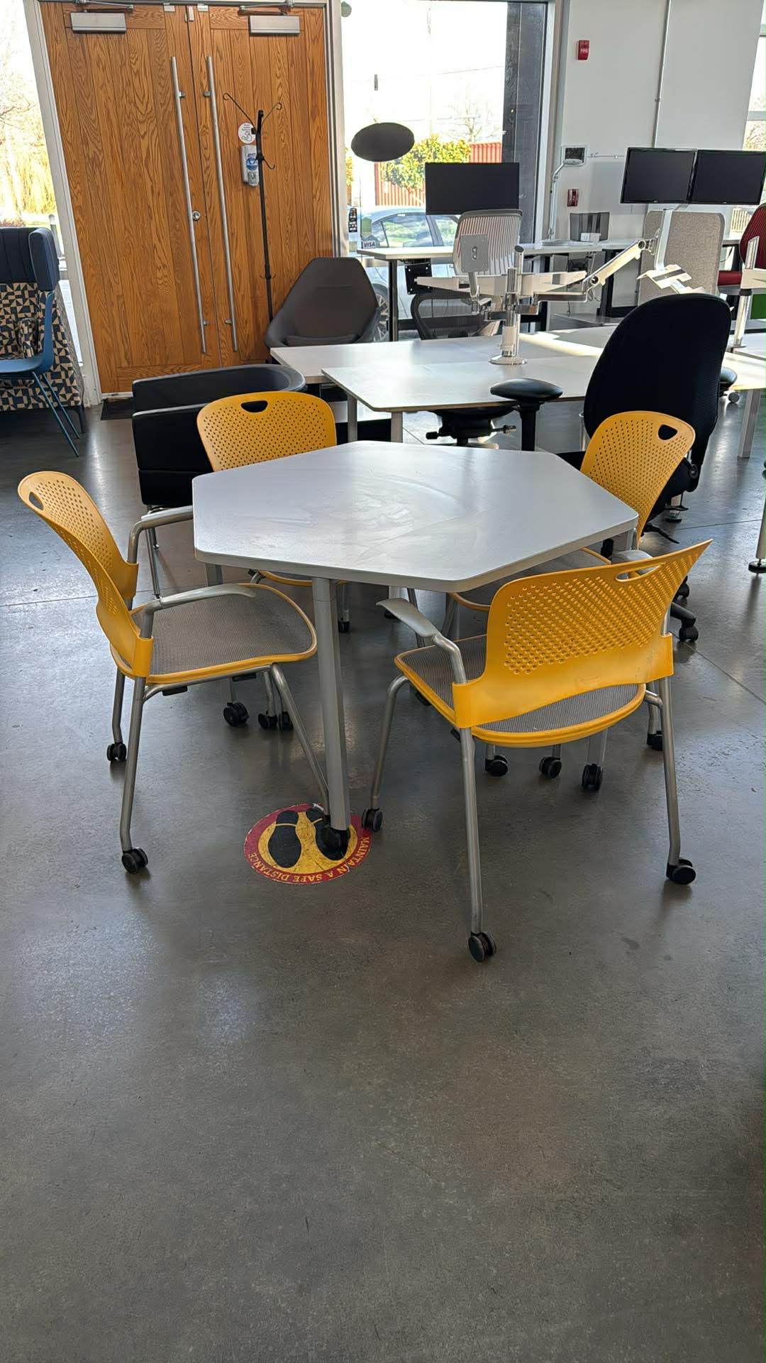 Herman Miller Collaborative Hexagon Table - 38"
