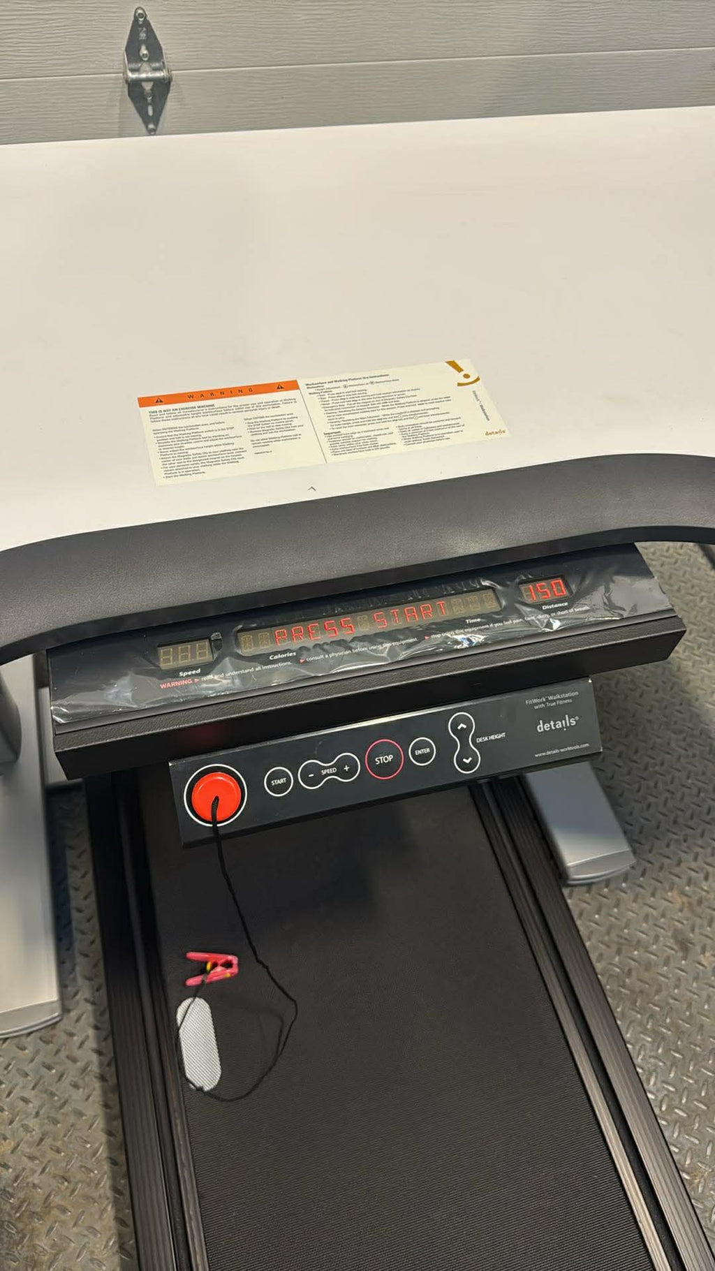 Steelcase WalkStation Electric Treadmill Sit-Stand Desk