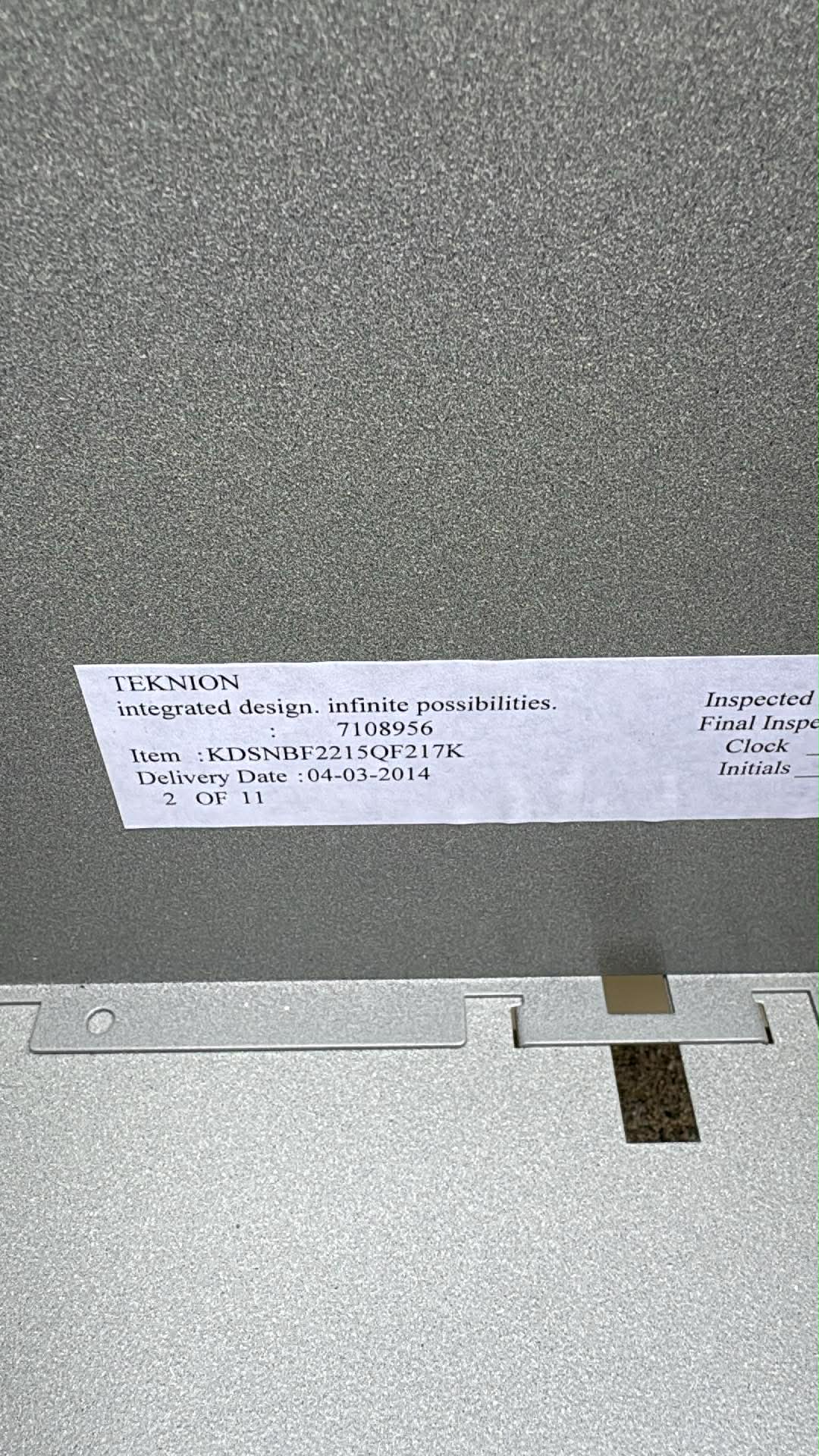 Teknion Leverage Rolling Mobile Pedestal (Box/File)