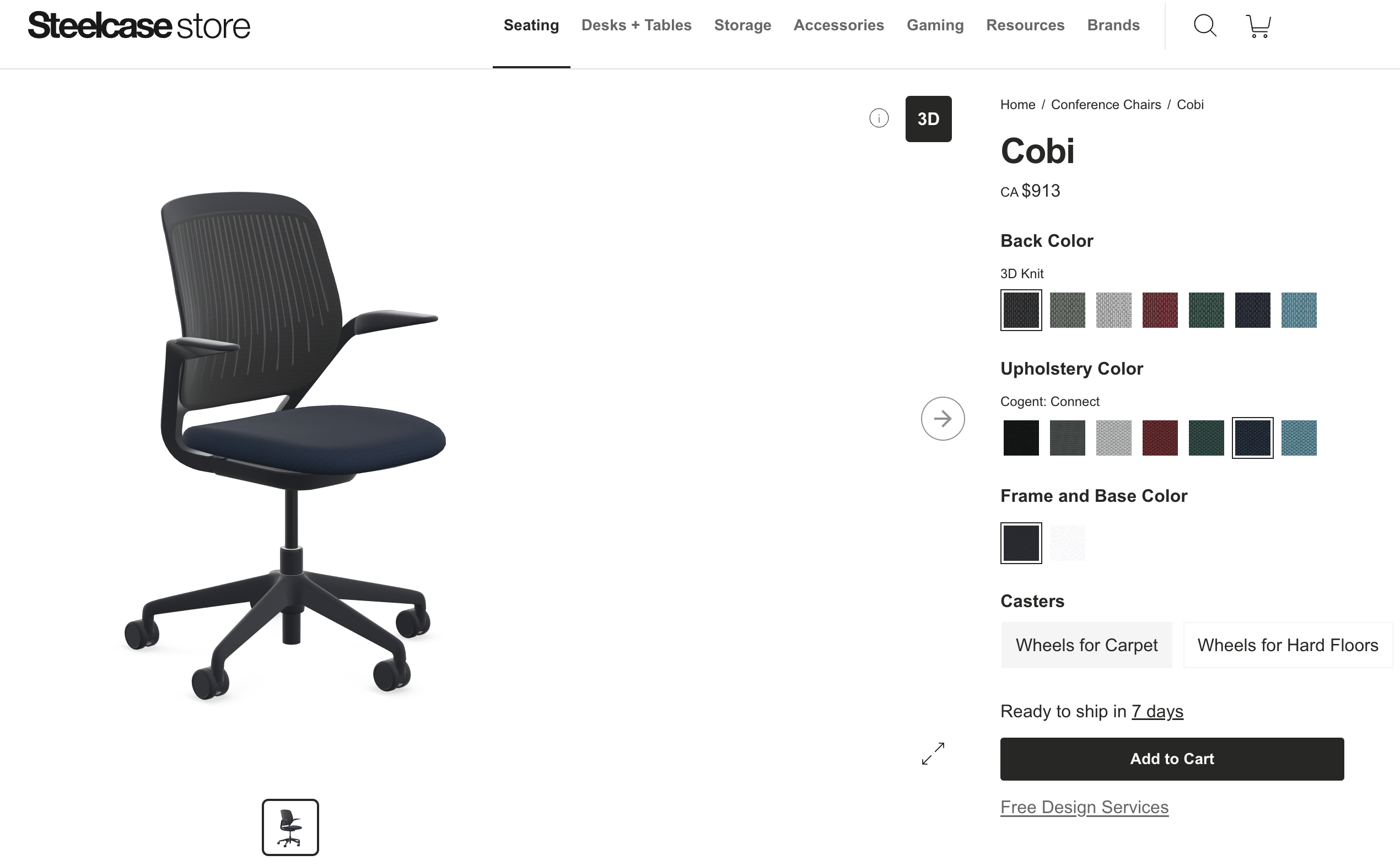 Steelcase "Cobi" Office Chair