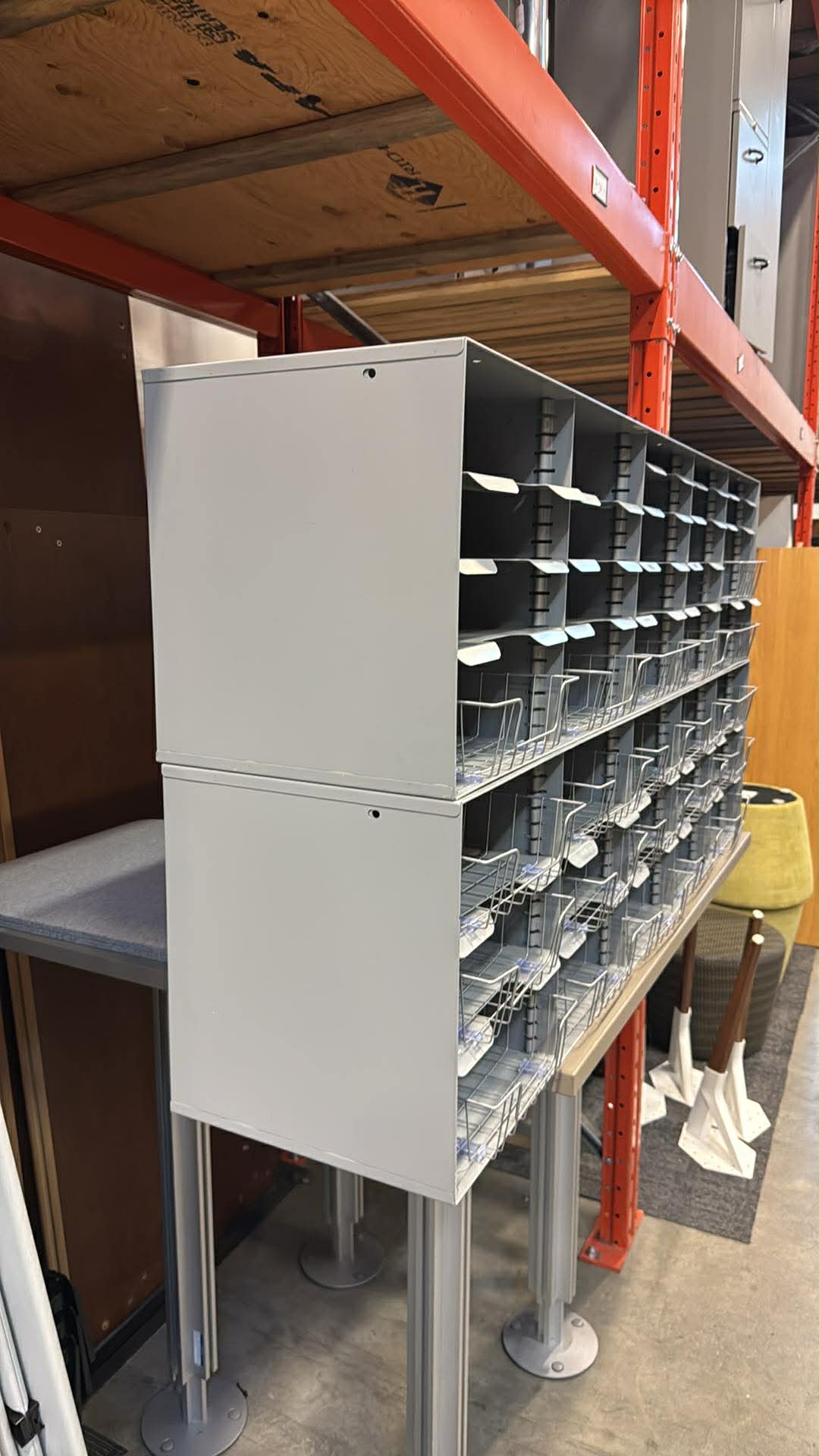 Modular Adjustable File System / Storage Unit (Grey) - 60" x 30" x 13"