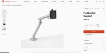 Load image into Gallery viewer, Used Herman Miller Flo Single Monitor Arm
