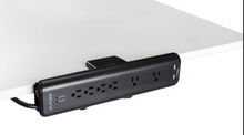 Load image into Gallery viewer, Used Uplift Desk Clamp-On Surge Protector w/ USB Charger
