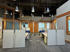Steelcase Powered Modular Workstations (72" x 30" with Monitor Arm, Light & Pedestal
