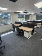 Steelcase AMQ Electric Sit-Stand Desk – 60" x 30" | Optional Privacy Panel