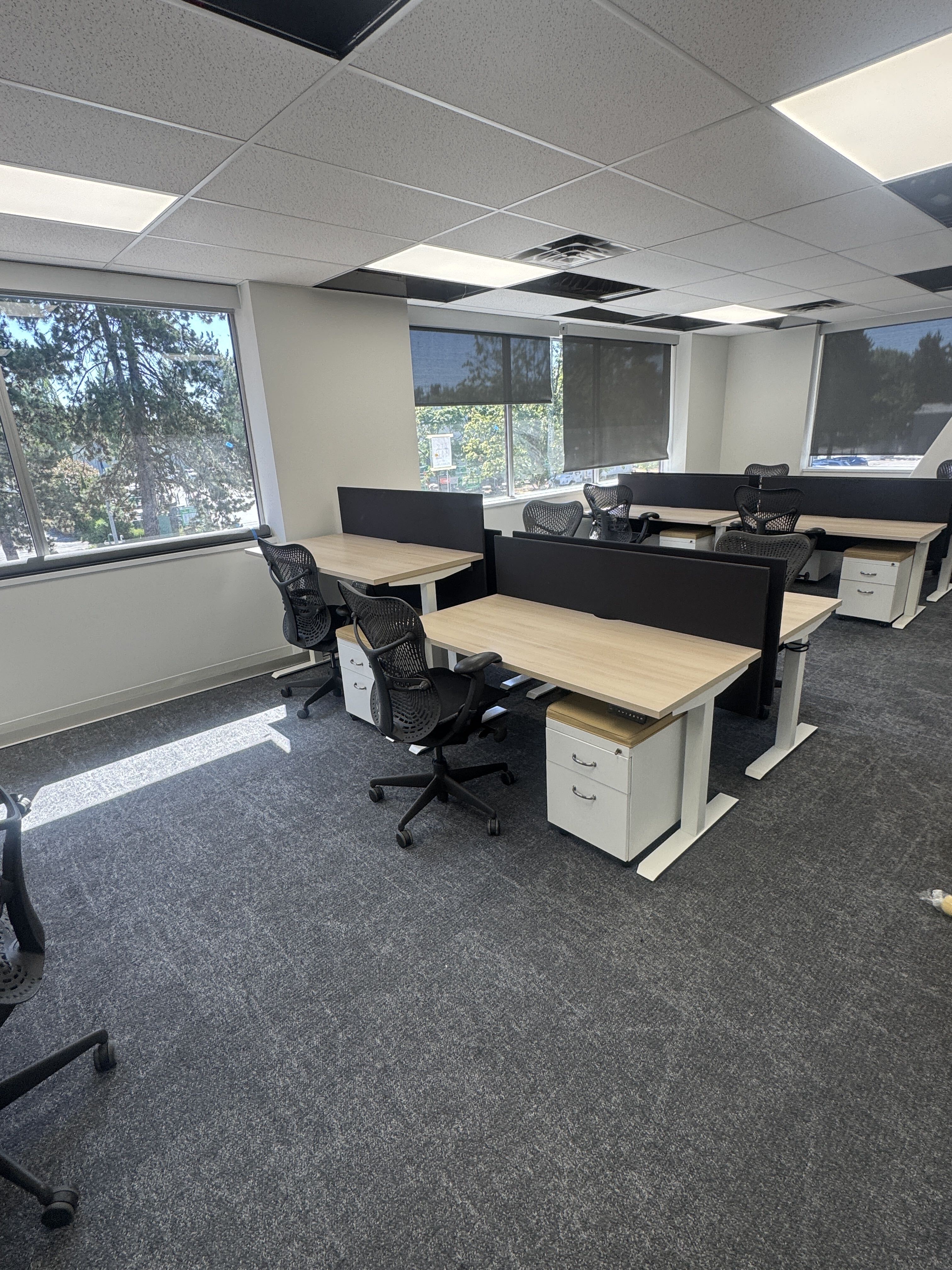 Steelcase AMQ Electric Sit-Stand Desk – 60" x 30" | Optional Privacy Panel