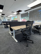 Steelcase AMQ Electric Sit-Stand Desk – 60" x 30" | Optional Privacy Panel