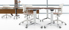 Global "Terina" White Folding Training Table
