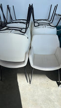 Load image into Gallery viewer, Used White Leather Steelcase &quot;Bindu&quot; Side Chairs
