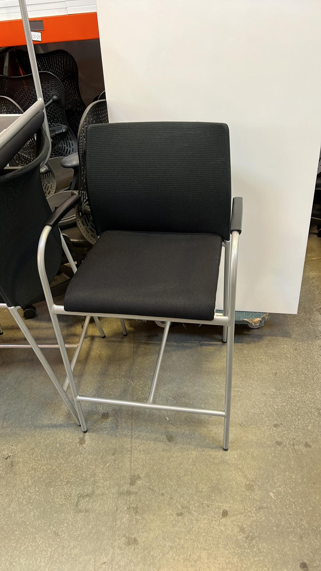 Keilhauer Cloth & Mesh Counter Height Stool