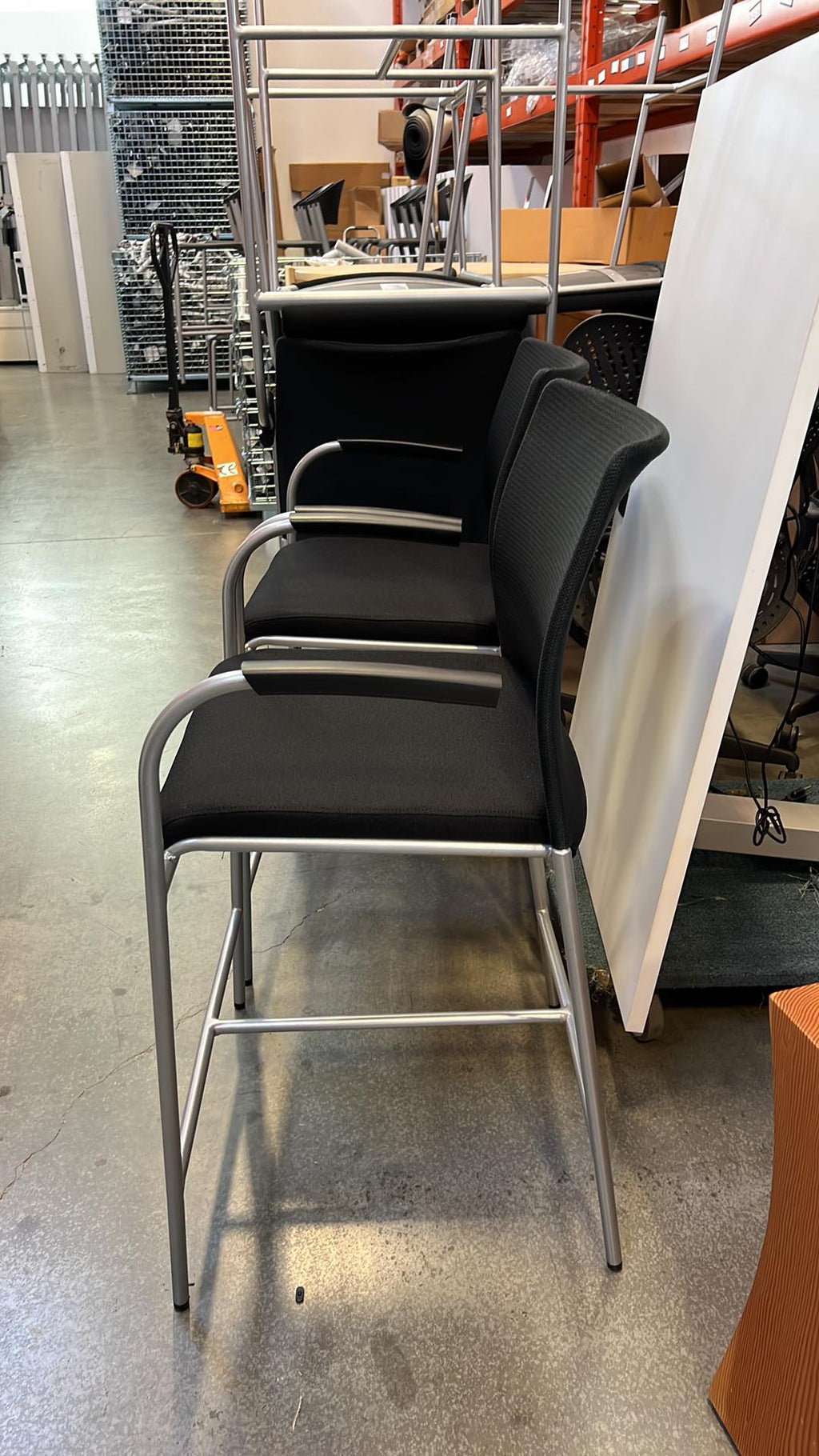 Keilhauer Cloth & Mesh Counter Height Stool