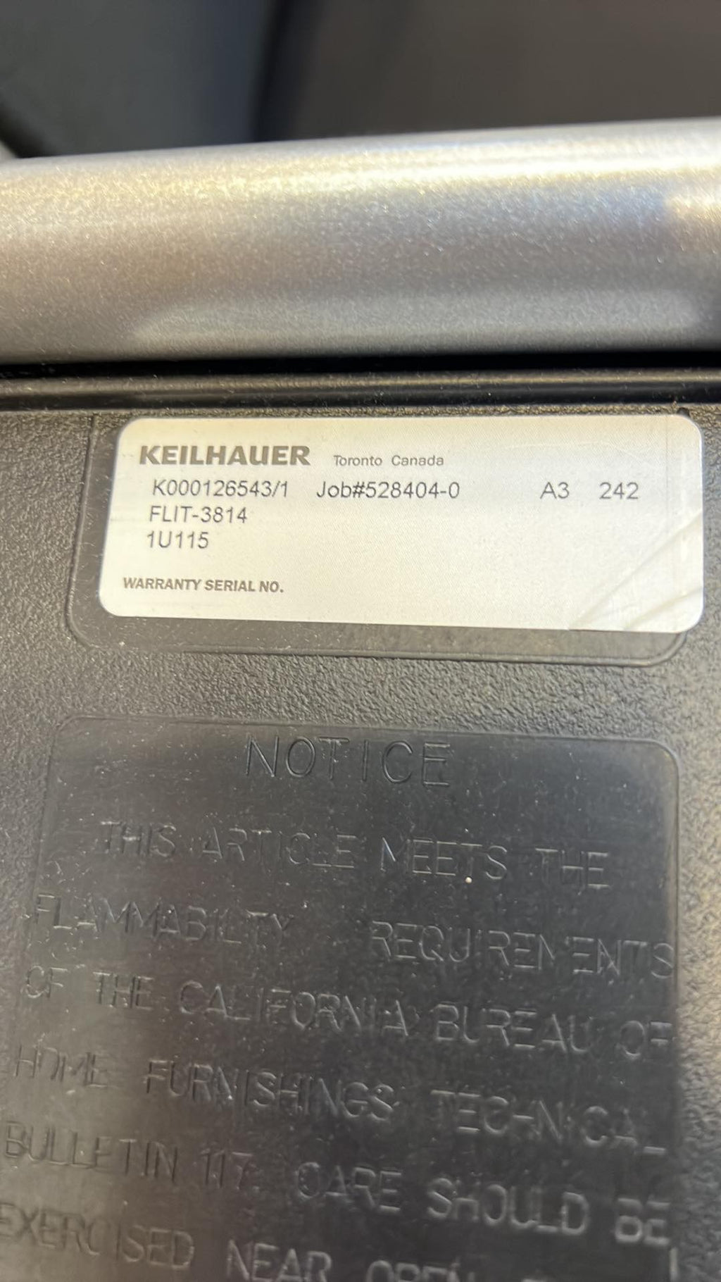 Keilhauer Cloth & Mesh Counter Height Stool