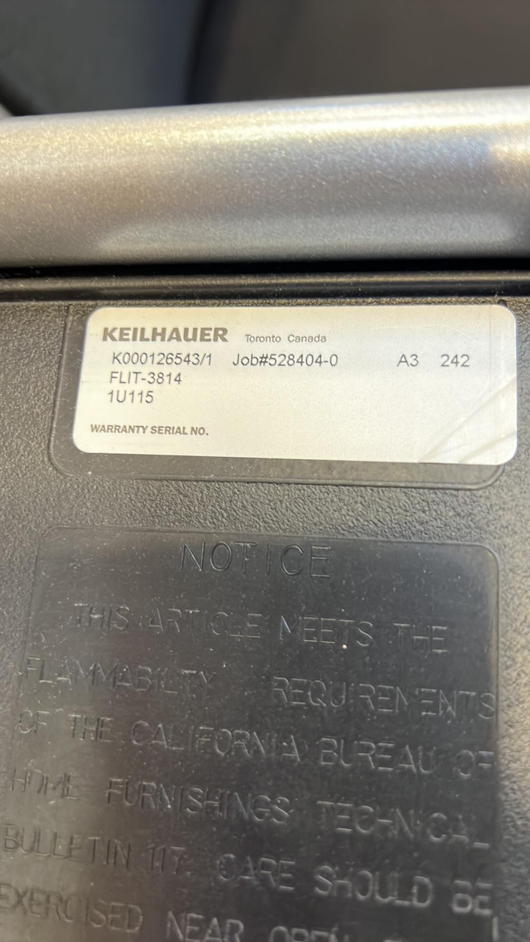 Keilhauer Cloth & Mesh Counter Height Stool