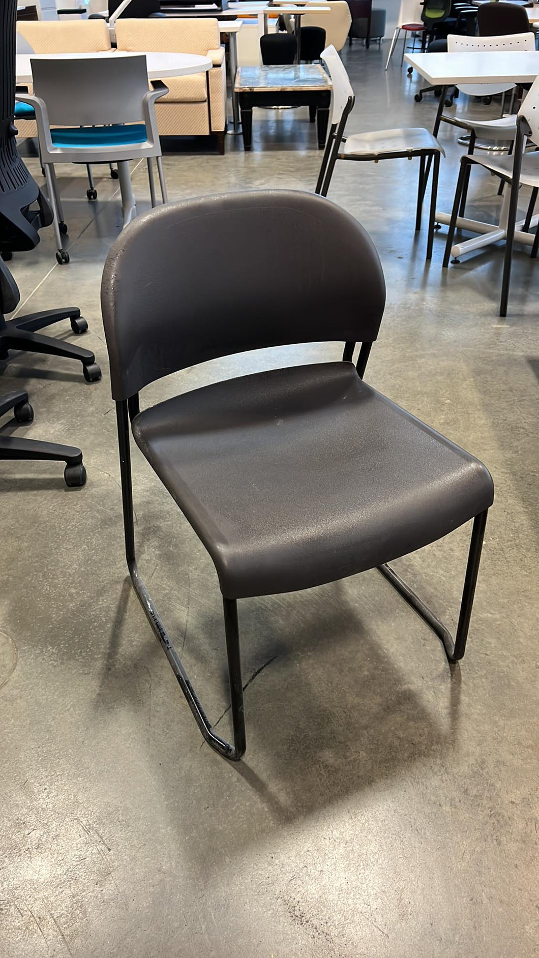 Used Hon Plastic Stacking Chairs