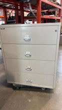 Load image into Gallery viewer, Used Fire King Lateral Fire Proof Cabinet
