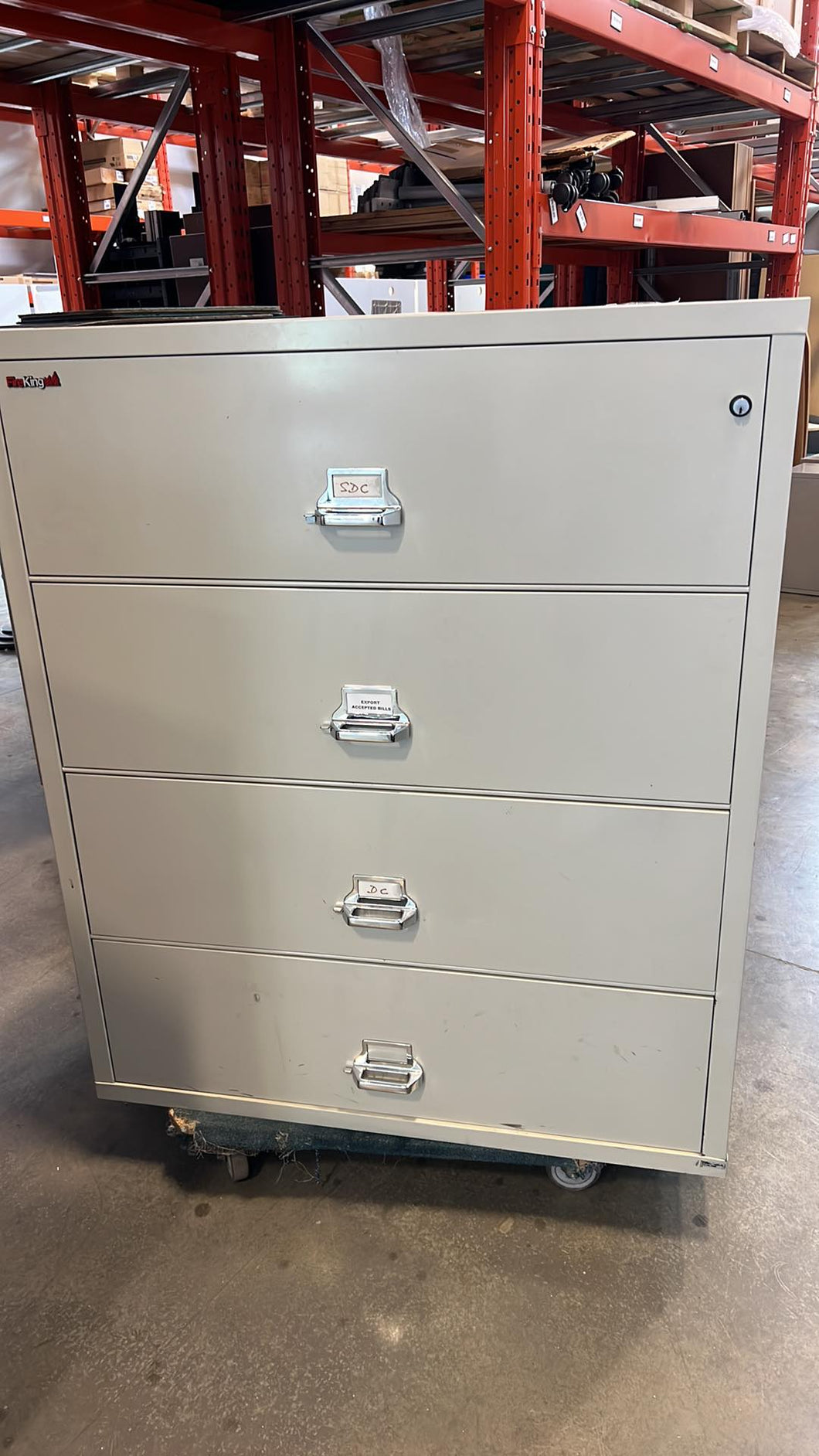 Used Fire King Lateral Fire Proof Cabinet