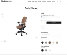 Load image into Gallery viewer, Used Fully Loaded Leather Steelcase Leap V2 Chair
